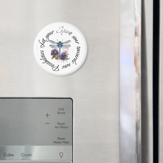 Libelle - geest van nieuwe mogelijkheden magneet (Insitu (Koelkast))
