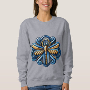Libelle Geometrische Natuur Elegantie Art Deco✨ Trui
