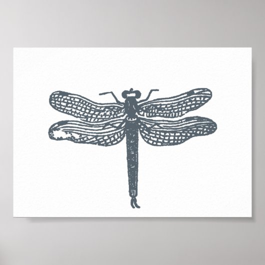 Libelle Grijs Print (Voorkant)