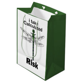 Libelle Ik Neem Berekend Risico Grappig Medium Cadeauzakje