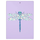 Libelle in Stippen Klembord (Achterkant)