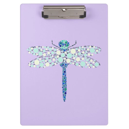 Libelle in Stippen Klembord (Voorkant)