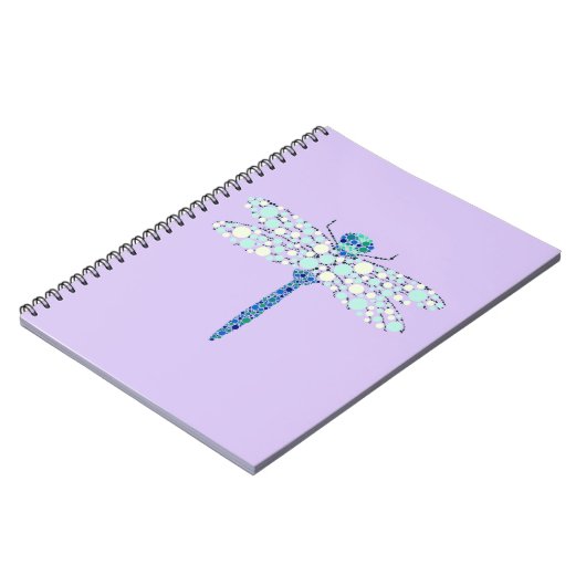 Libelle in Stippen Notitieboek (Linkerzijde)