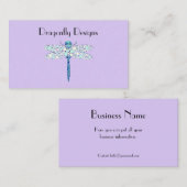 Libelle in Stippen Visitekaartje (Voorkant / Achterkant)