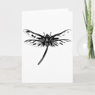 Libelle Insect Motief Kleurrijke Vleugels Insecten Kaart