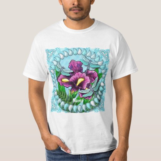 Libelle Iris  T-shirt (Voorkant)