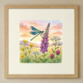 Libelle Kleine Insecten Kinderkamer Poster