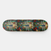 Libelle kunstschildering botanische boho chic bos persoonlijk skateboard (Horizontaal)
