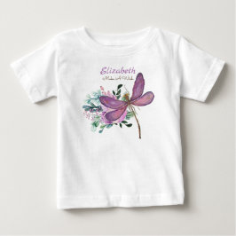 Libelle Maak Een Wens Paars GENOEMD Nieuwe Baby Ca