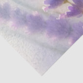 Libelle met lavendelbloemen tissuepapier (Detail)