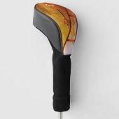 Libelle op Draad Omheining Kunst Persoonlijk Golfheadcover (Schuin)