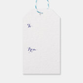 Libelle op Waterlelie Cadeautags Cadeaulabel (Achterkant)