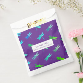 Libelle Paarse Helder Jongen Verjaardag  Bedankzakje