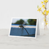 Libelle Portret Kaart (Gele Bloem)