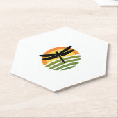 Libelle Retro (1) Kartonnen Onderzetters (Schuin)