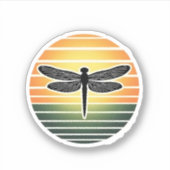 Libelle Retro (3) Sticker (Voorkant)