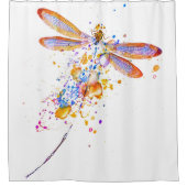 Libelle spat douchegordijn (Voorkant)