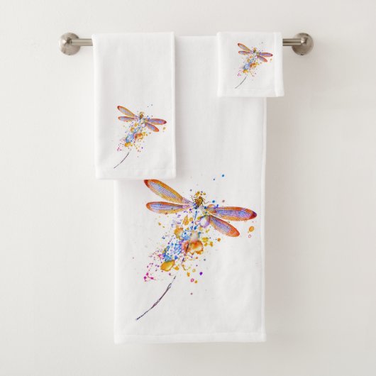 Libelle spatten bad handdoek (Insitu)