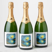 Libelle Starnacht (2) Sparkling Wijnetiket (Flessen)