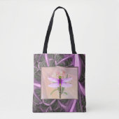 Libelle Surrealistisch Ontwerp Tote Bag (Voorkant)