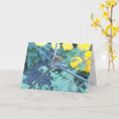 "Libelle Tuin" Beterschap Kaart #1 (Gele Bloem)