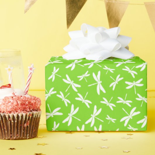 Libelle van de natuur cadeaupapier (Verjaardagsfeest)