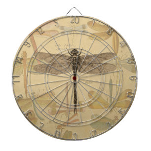 Libelle Vintage Antiek Klassieke Natuur Dartbord