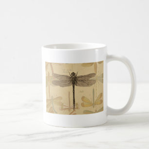 Libelle Vintage Antiek Klassieke Natuur Koffiemok