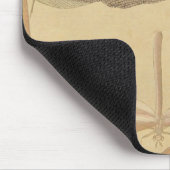 Libelle Vintage Antiek Klassieke Natuur Muismat (Hoek)