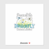 Libelle Vliegend Insect Liefhebber Entomologie Lib Sticker (Vel)