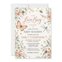 Libelle Vlinder Liefdeskever Baby Shower