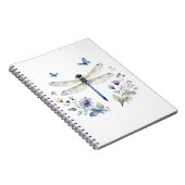 Libelle Vlinder Wilde Bloemen Notitieboek | (Rechterzijde)