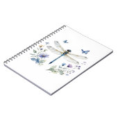 Libelle Vlinder Wilde Bloemen Notitieboek | (Linkerzijde)