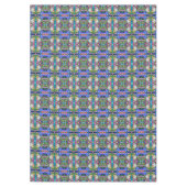 Libelle Wilde Bloementuin Abstracte Bloemen Tafelkleed (Voorkant)