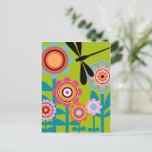 libellen 4 Briefkaart (Staand voorkant)