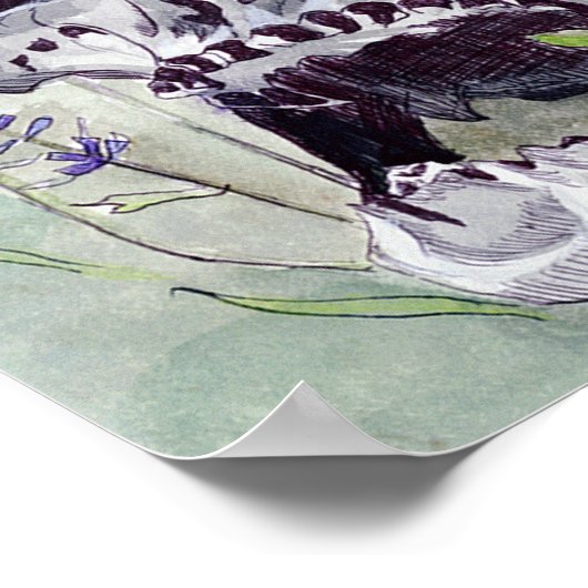 libellen, afdrukken poster (Hoek)