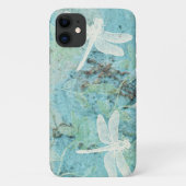 libellen Blauwgroen kunst Case-Mate iPhone Case (Achterkant)