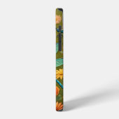 Libellen Bloemen iPhone Hoesje (Linkerkant)