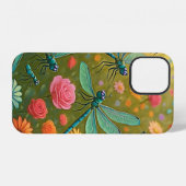 Libellen Bloemen iPhone Hoesje (Achterkant horizontaal)