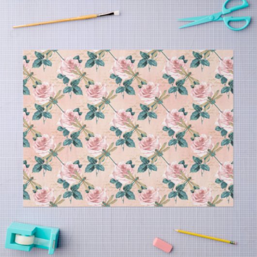 libellen Design 1 Weefselpapier Tissuepapier (Craft)