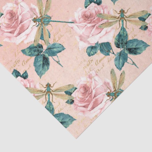 libellen Design 1 Weefselpapier Tissuepapier (Detail)