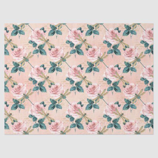 libellen Design 1 Weefselpapier Tissuepapier (Voorkant)