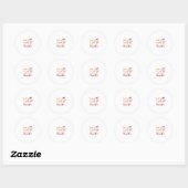 Libellen Dieren Vrouwen Cadeau Idee Libel (1) Ronde Sticker (Vel)