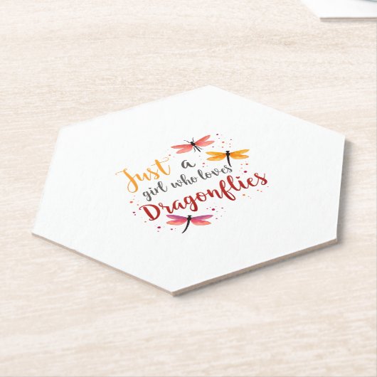 Libellen Dieren Vrouwen Cadeau Idee Libel (3) Kartonnen Onderzetters (Schuin)