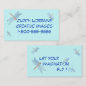 libellen dromen visitekaartje (Voorkant / Achterkant)