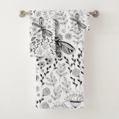 libellen en bloemen bad handdoek (Insitu)