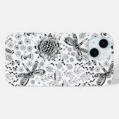 libellen en bloemen Case-Mate iPhone case (Achterkant (horizontaal))
