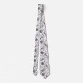 libellen en bloemen stropdas (Achterkant)