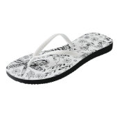 libellen en bloemen teenslippers (Schuin)