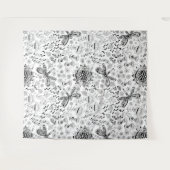 libellen en bloemen wandkleed (Voorkant (horizontaal))
